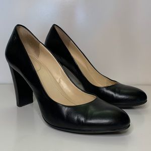 Calvin Klein Black Leather Heels